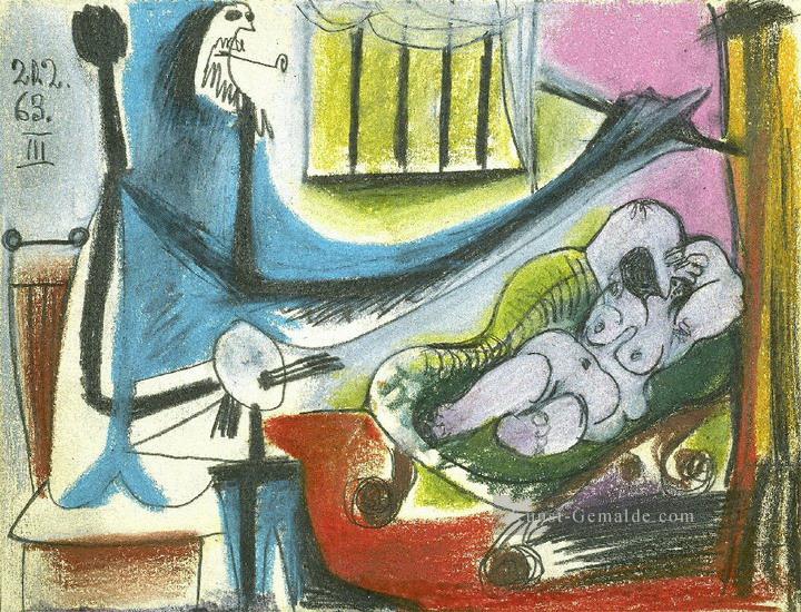 Das Studio Der Künstler und sein Modell II L artiste et son modele II 1963 kubist Pablo Picasso Ölgemälde